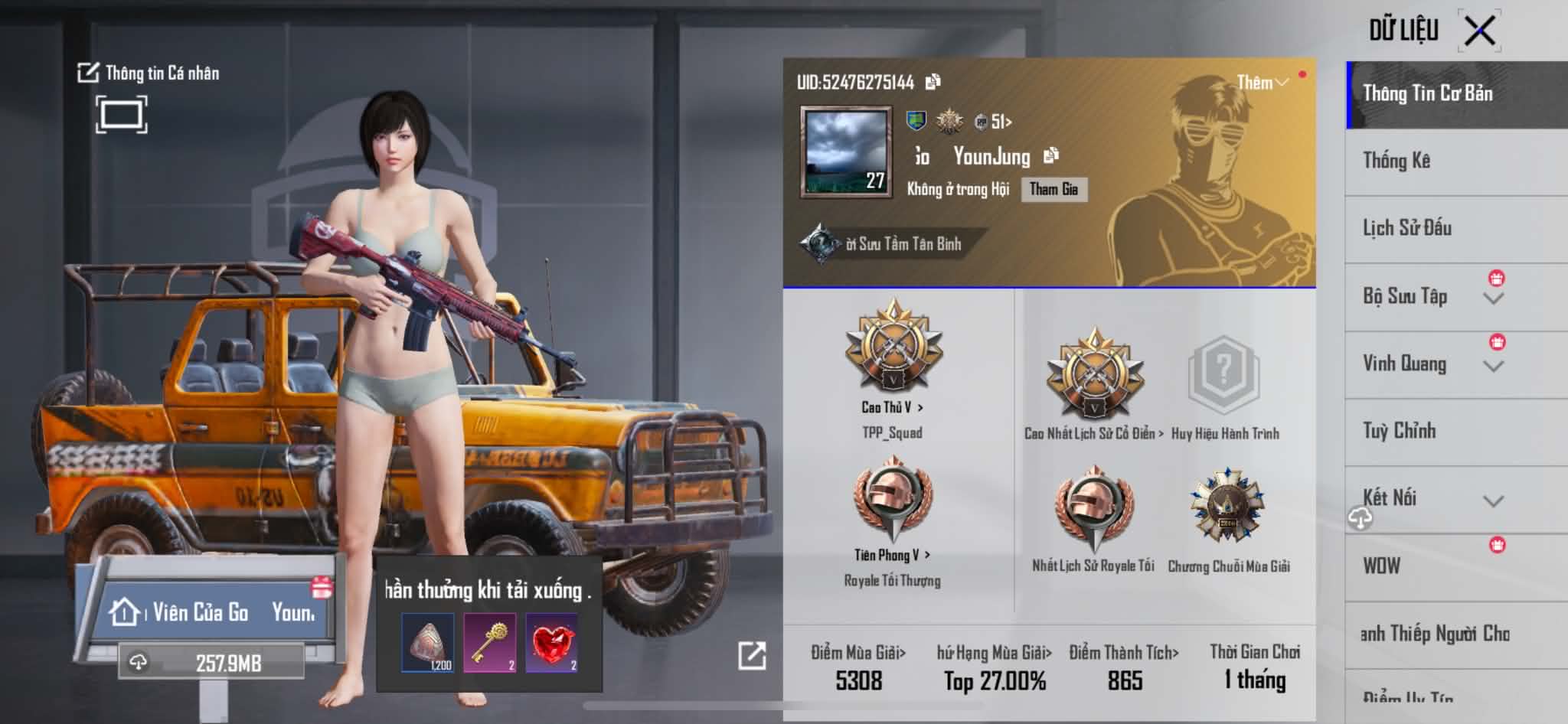 Rank Cao Thủ FB